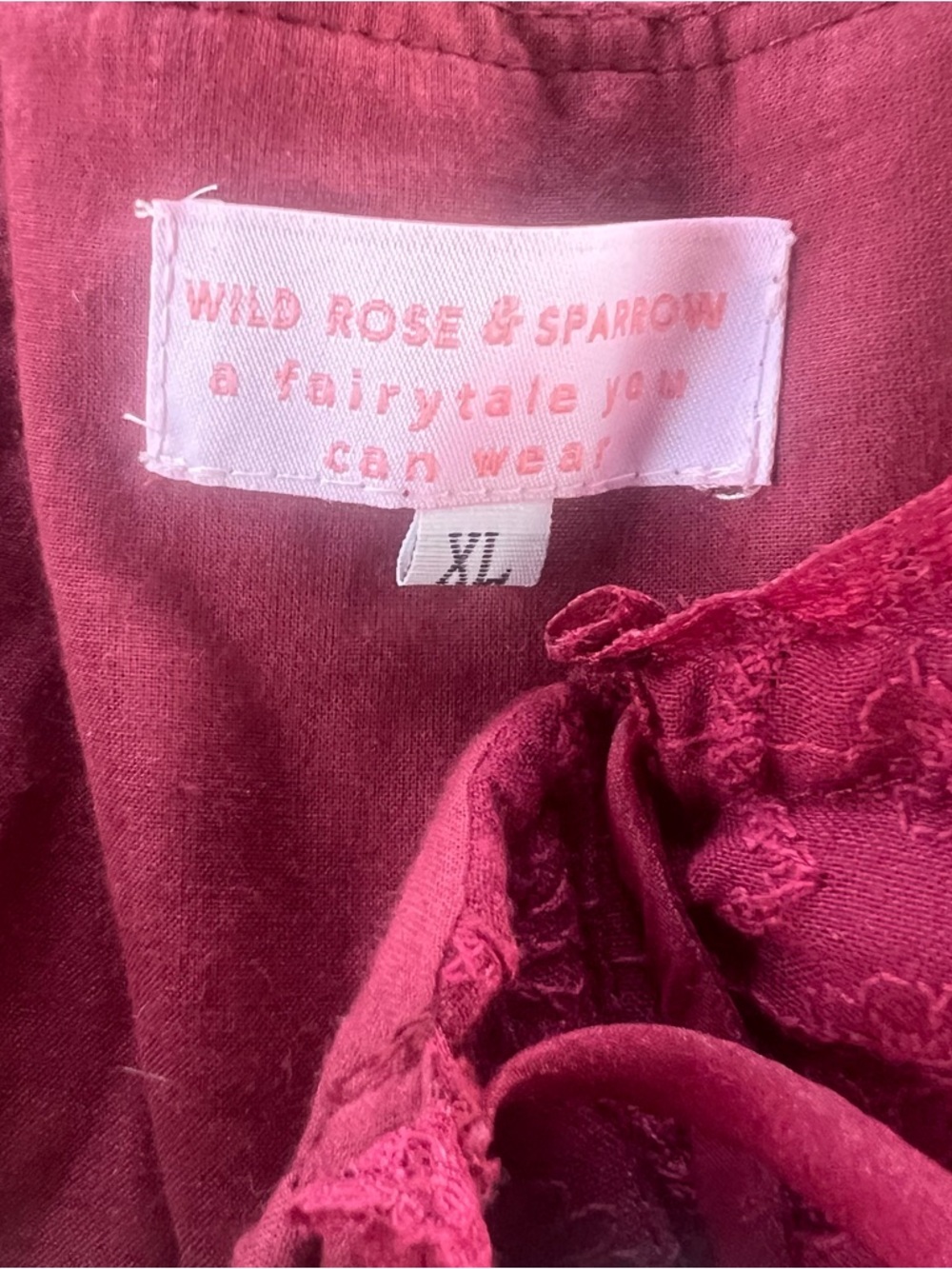 Fae Dress in Garnet - Picture 8 of 12